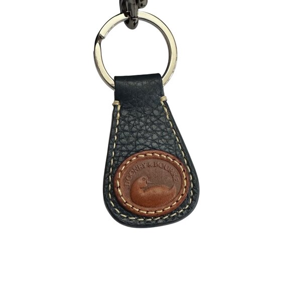 Dooney & Bourke Shoulder Bag Navy Blue Brown Leather Wallet Set Harrison Hobo - Picture 6 of 16